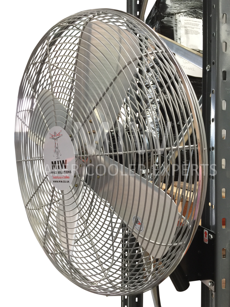 Wall mounted oscillating industrial fan 