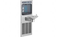 Halsey Taylor HTHBWF-OVLER-I - Single Architectural Drinking Fountain with Integral HydroBoost Bottle Filler