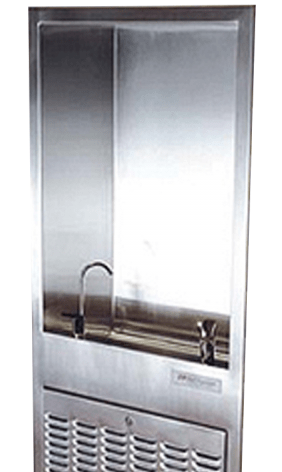 zip recessed drinking fountain
