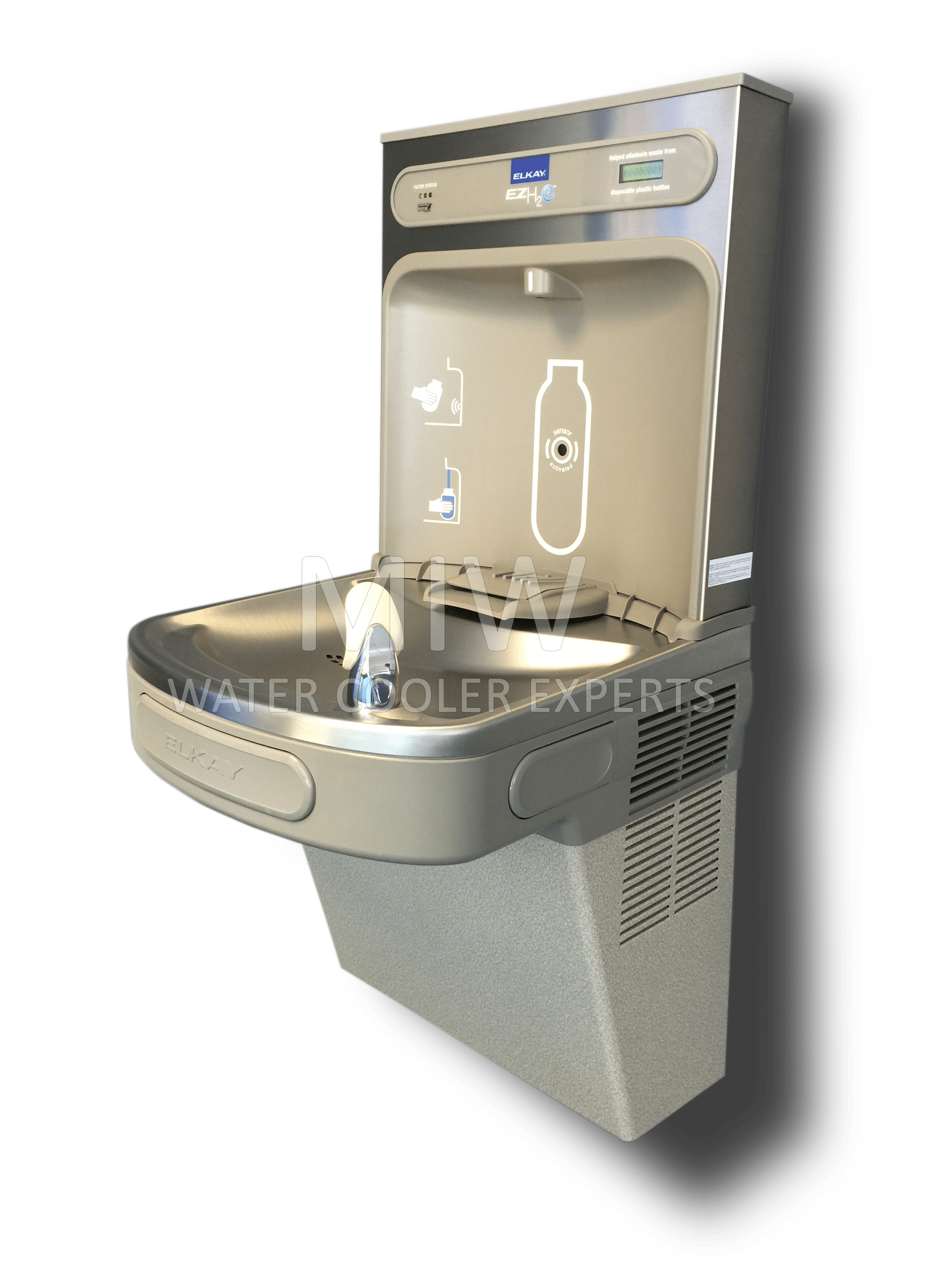 Sports bottle filling station