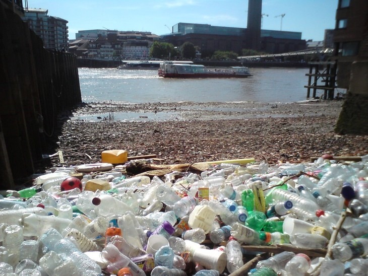 River Thames Plastic Waste