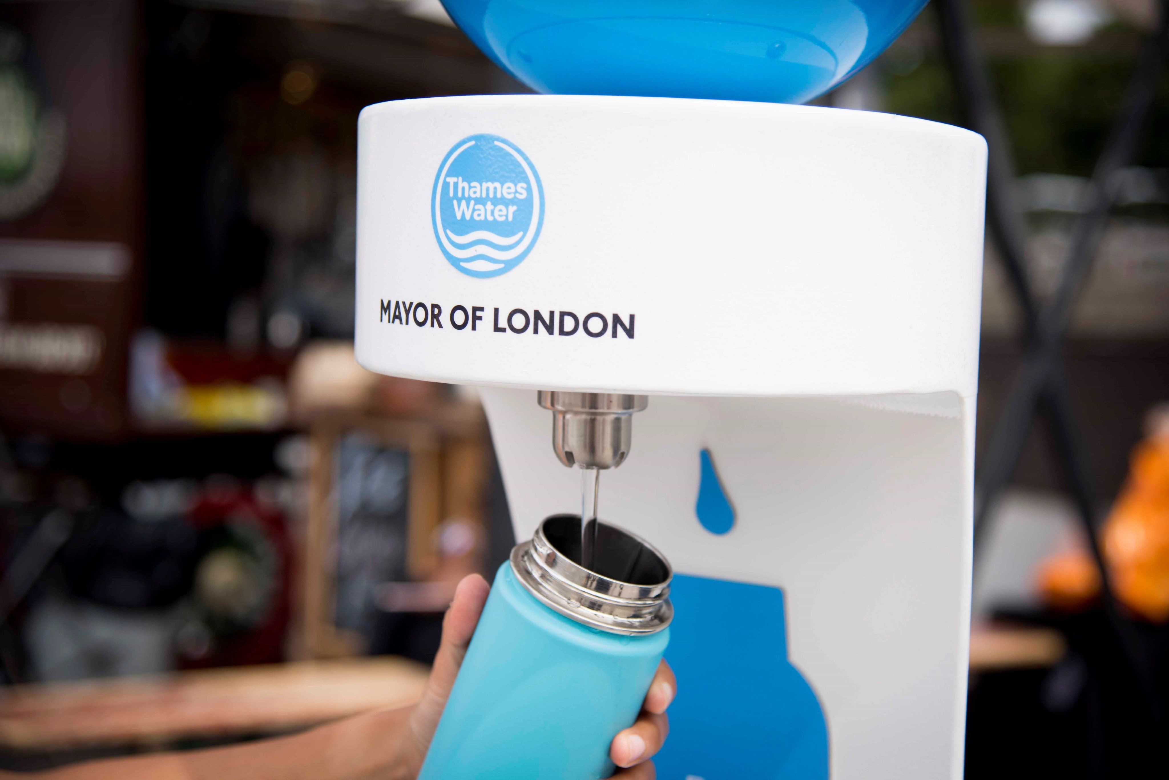 New Thames Water bottle refill station in London