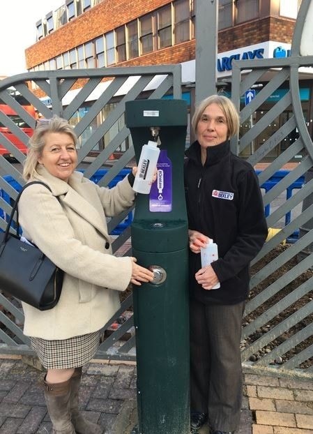 New outdoor drinking fountain in Bexleyheath