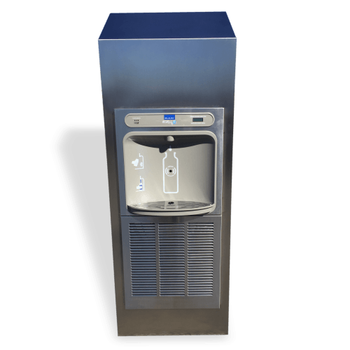 Water cooler with with an inbuilt LED UV sterilisation system