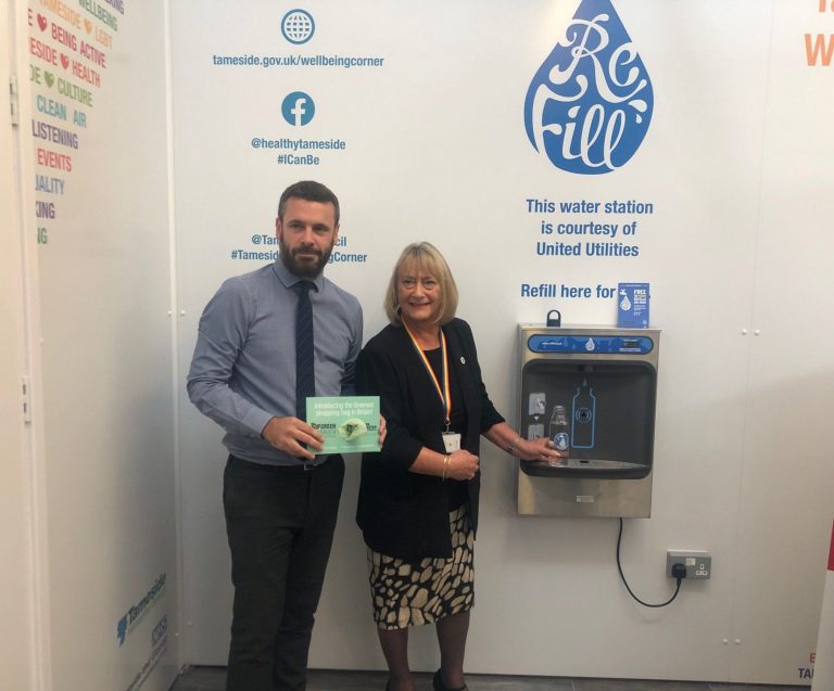 Tameside Wellbeing Corner Welcomes a New Water Refill Station