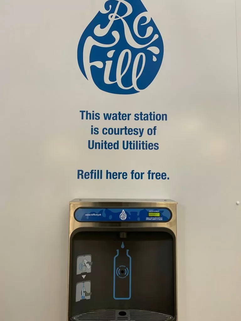 New Bottle Refill Station At Tameside Wellbeing Corner
