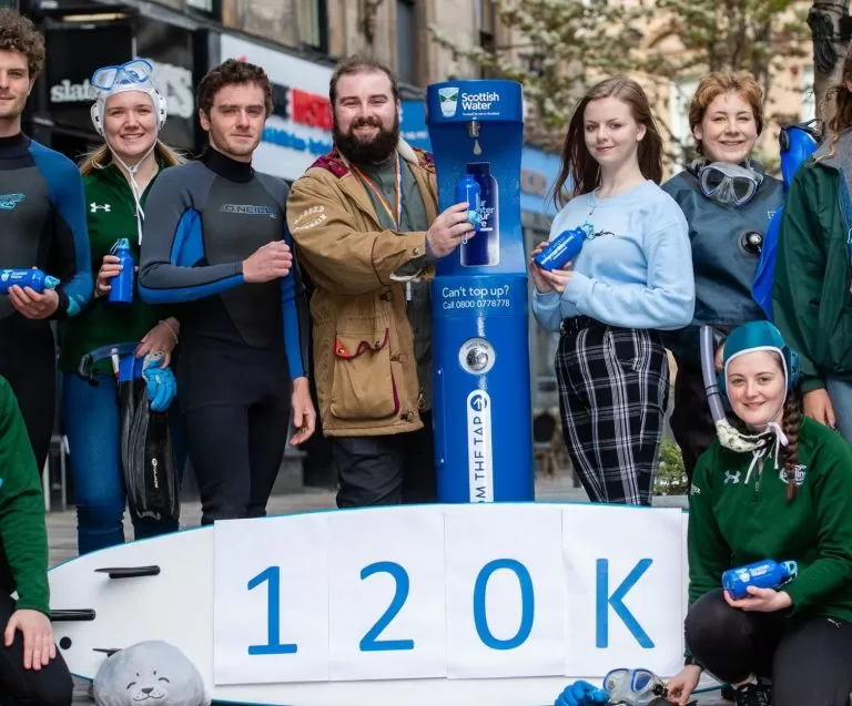 120,000 Bottles Saved by Scottish Water’s Top Up Taps