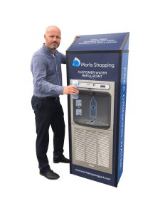 contactless water cooler MIW for shopping centres 