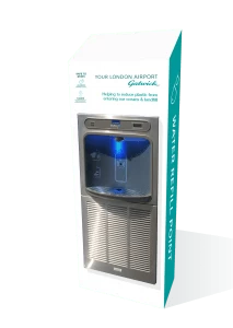 Image of a contactless water cooler