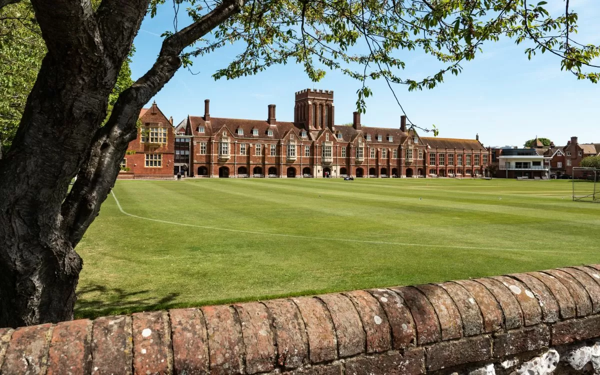 Image of an old British boarding school